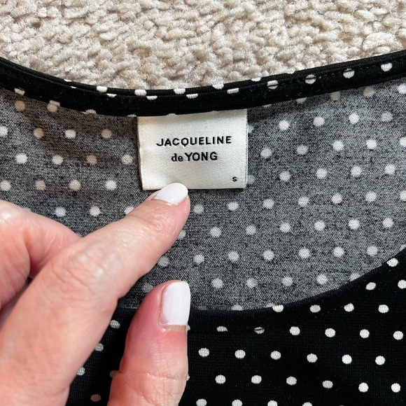 ASOS long sleeve polka dot dress - Picture 2 of 8